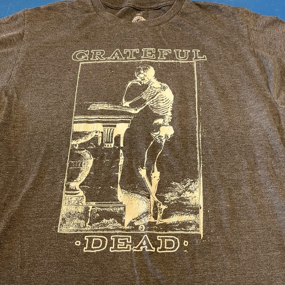 Grateful Dead Ripple Junction T Shirt Large Gray